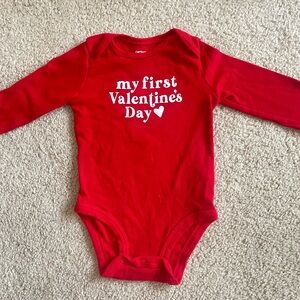 Carter's Red Valentine's Day Bodysuit